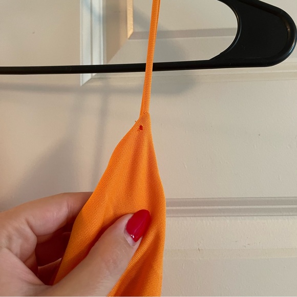 Midi Orange Dress - Picture 5 of 6